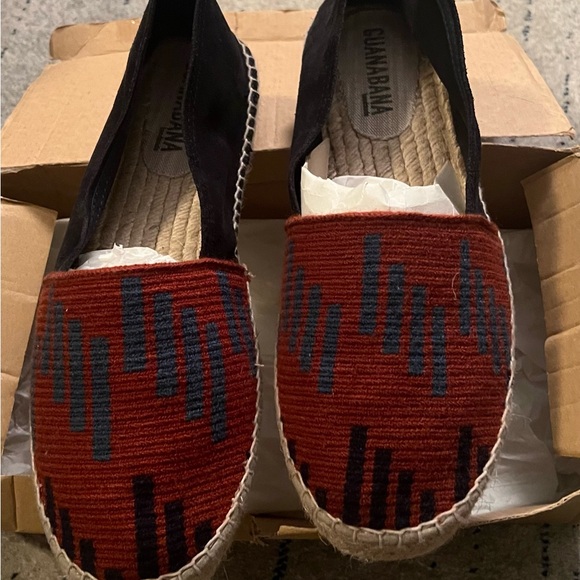 Mens Guanabana Espridrilles Zig Zag Pattern - Picture 2 of 2